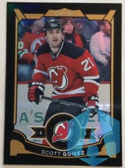 2015-16 SCOTT GOMEZ O-PEE-CHEE BLACK RAINBOW FOIL #90 DEVILS #030/100